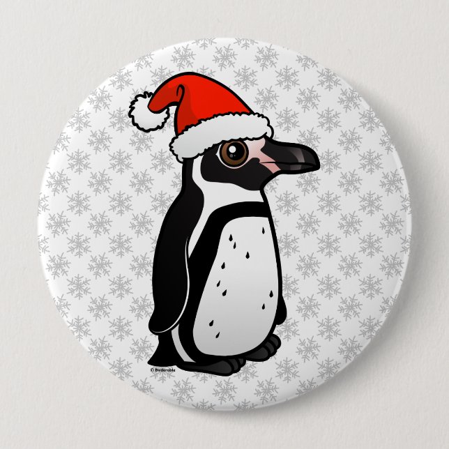 Humboldt Penguin Santa Knapp (Framsida)