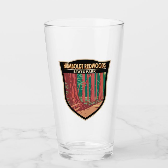 Humboldt Redwood State Park Avenue of the Giants Glaskopp (Framsida)