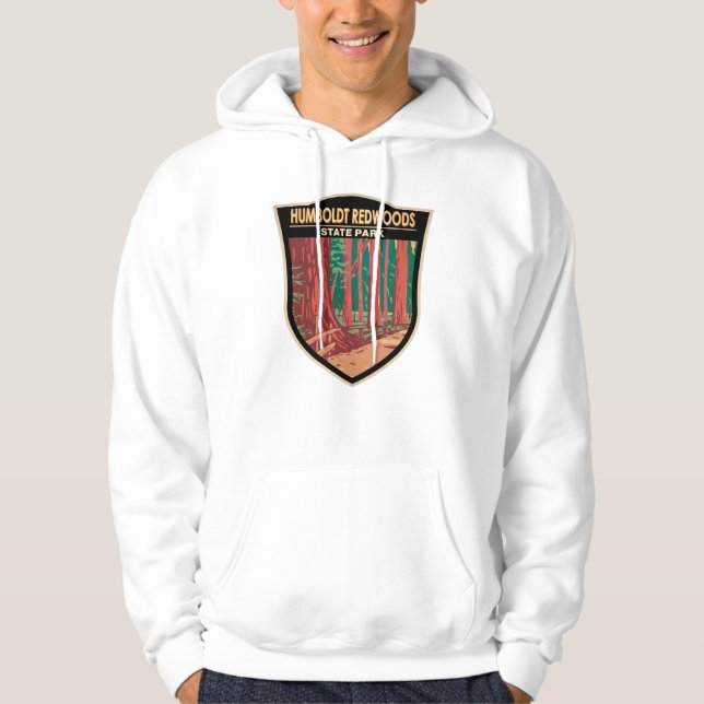 Humboldt Redwood State Park Avenue of the Giants Hoodie (Framsida)