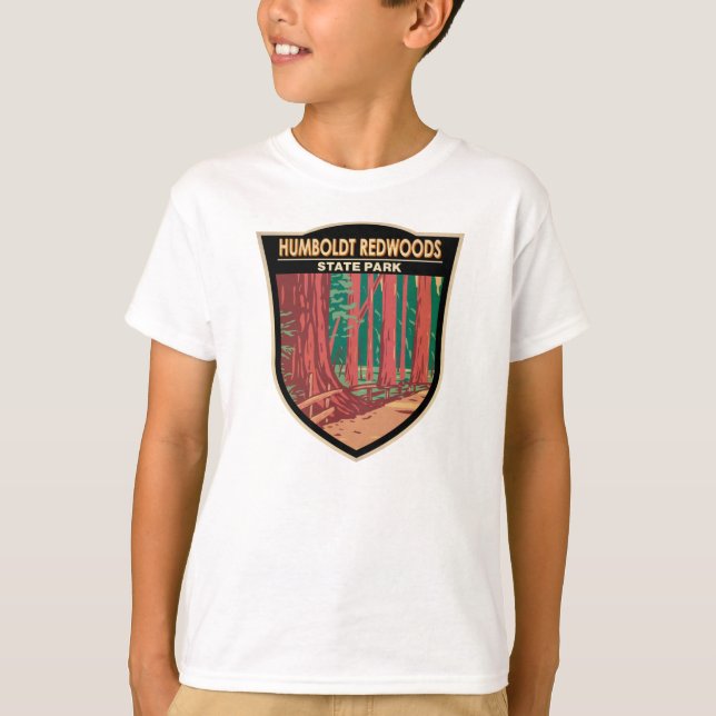 Humboldt Redwood State Park Avenue of the Giants T Shirt (Framsida)