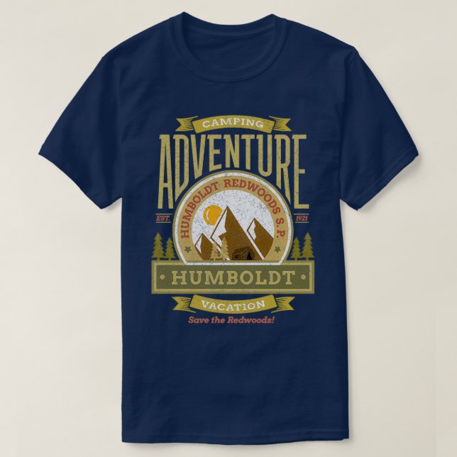 Humboldt Redwood State Park Redwood Highway Souve T Shirt (Design framsida)