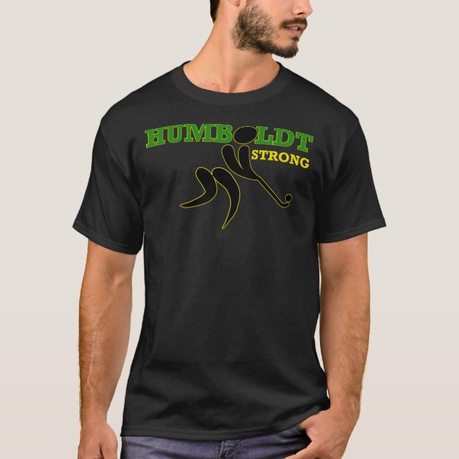 Humboldt Starong Humboldt Broncos Hockey Team Reme T Shirt (Framsida)
