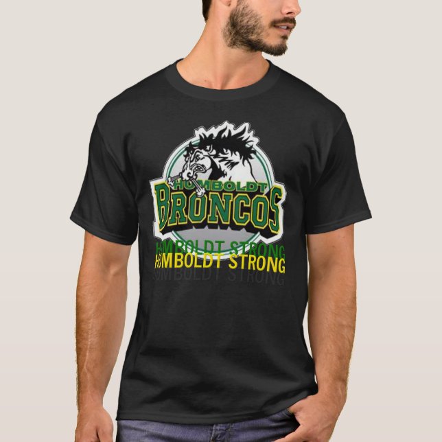 Humboldt Starong, kom ihåg Humboldt Broncos ES T Shirt (Framsida)