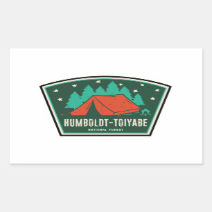 Humboldt-Toiyabe National Forest Camping Rektangulärt Klistermärke