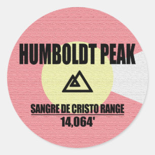 Humboldt-topp Runt Klistermärke