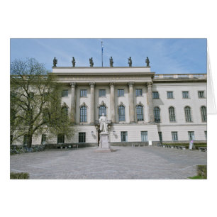 Humboldtuniversitetet i Berlin Hälsningskort