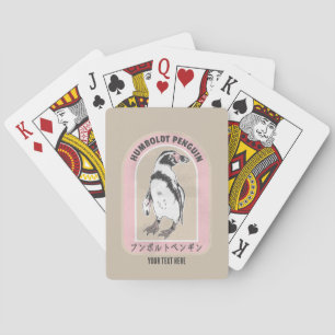 Humbolt penguin japansk skrift casinokort