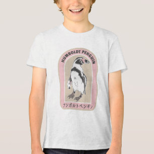 Humbolt penguin japansk skrift t shirt