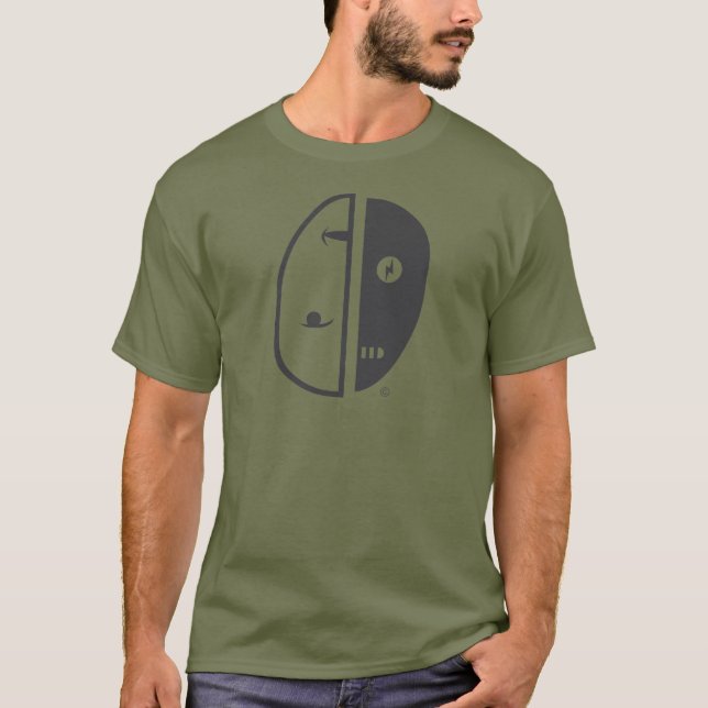 Humbot Var Inte Rädd T-Shirt (Framsida)