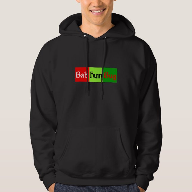 HUMBUG för popkonst BAH! Sweatshirt Med Luva (Framsida)