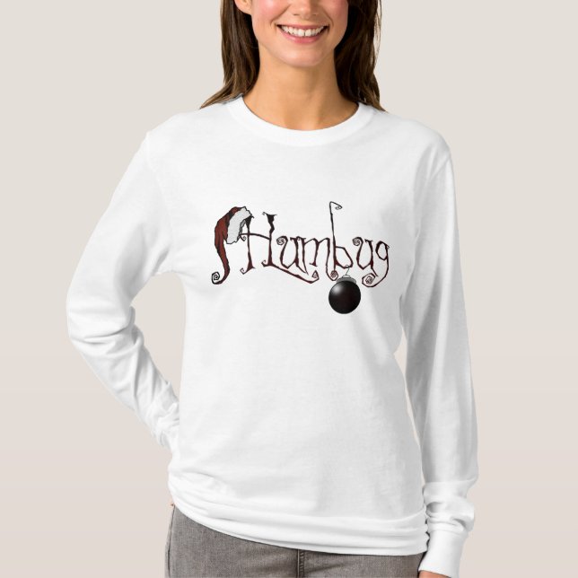 "Humbug" skjorta Tee Shirt (Framsida)