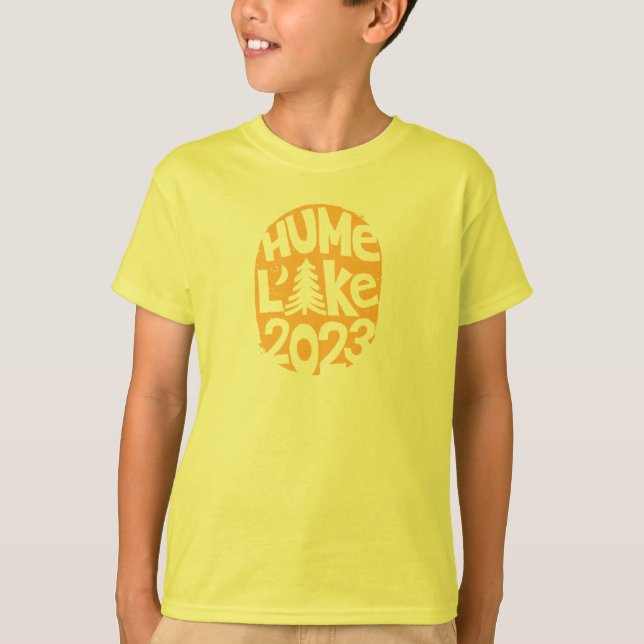 Hume 2023 Gult Team T Shirt (Framsida)
