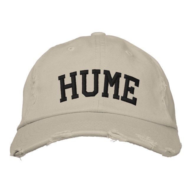Hume Embroized Hat Broderad Keps (Framsida)