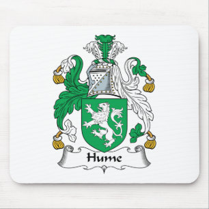 Hume familjvapensköld musmatta