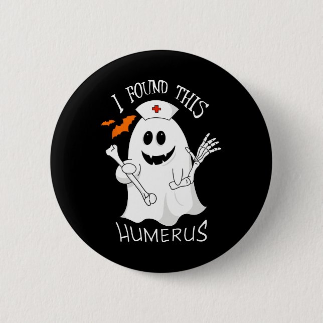 Humerus Ghost Älskare Orthopedic Nurse Knapp (Framsida)