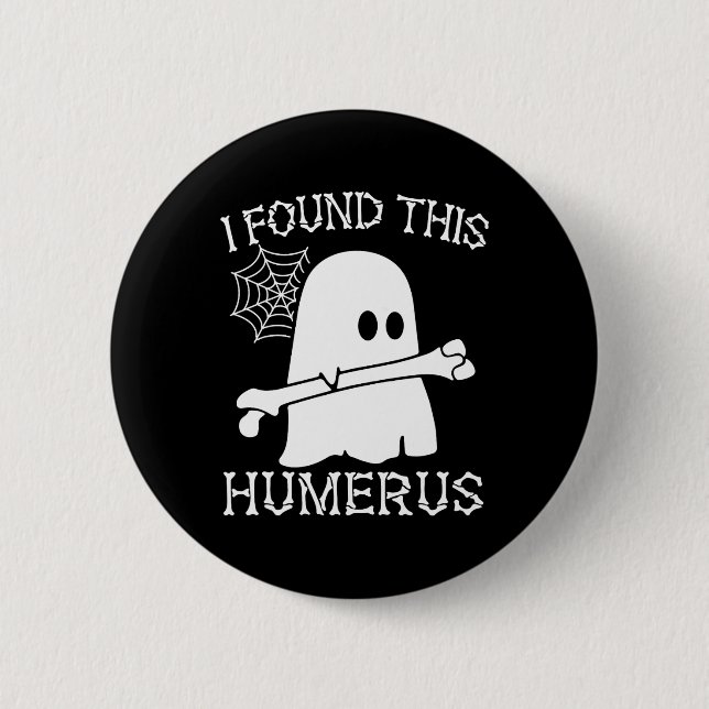 Humerus Pun Joke Humous Halloween C Knapp (Framsida)