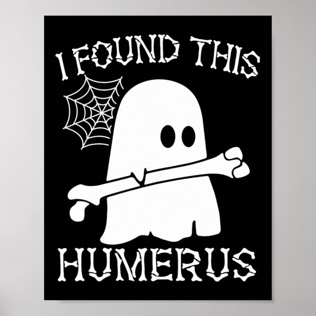 Humerus Pun Joke Humous Halloween C Poster (Framsidan)