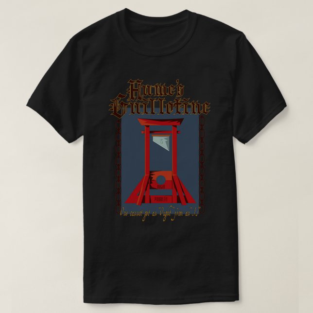 Humex27s Guillotine T Shirt (Design framsida)