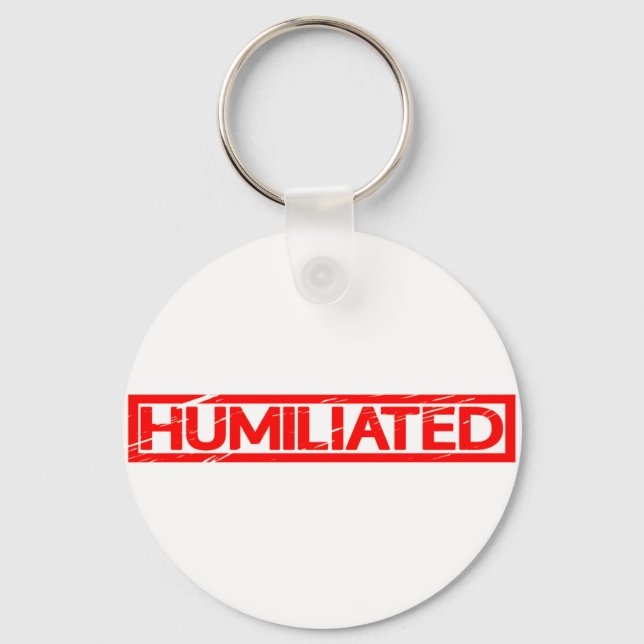 Humiliserad Frimärke Nyckelring (Framsida)