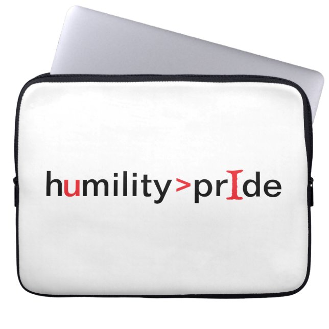 Humiliteten är Underbarare än Pridet Laptop Fodral (Framsidan)
