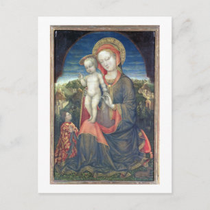 Humilitetmadonna, skriven av Leonello d'Este Vykort