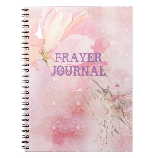 HUMINGBIRD BLOMMIGT JOURNAL ANTECKNINGSBOK (Framsidan)