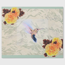 HUMINGBIRD MARIGOLD Wrapping Papper Presentpapper
