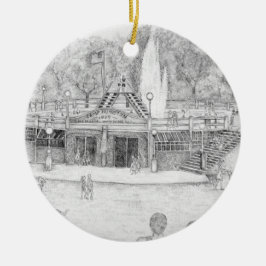 Humiston Bassäng innan Fontän tog bort Ornament