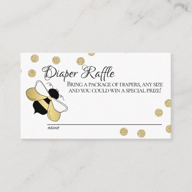 Humla Baby Diaper Raffle Tilläggskort (Framsida)