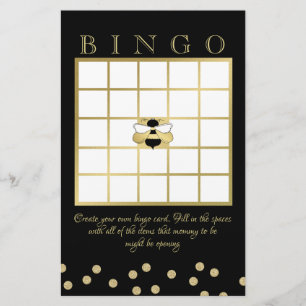Humla Baby Shower Bingo Brevpapper