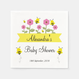 Humla Baby Shower Napkins Pappersservett