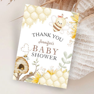 Humla Baby Shower - tackkort Tack Kort