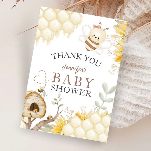 Humla Baby Shower - tackkort Tack Kort (Skapare uppladdad)