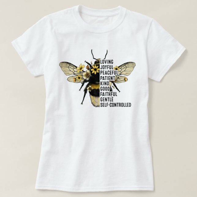 Humla, bidagsljort, biodlare, bisort t shirt (Design framsida)