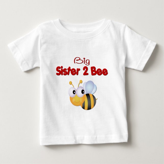 Humla Big Sister ska vara Tee (Framsida)