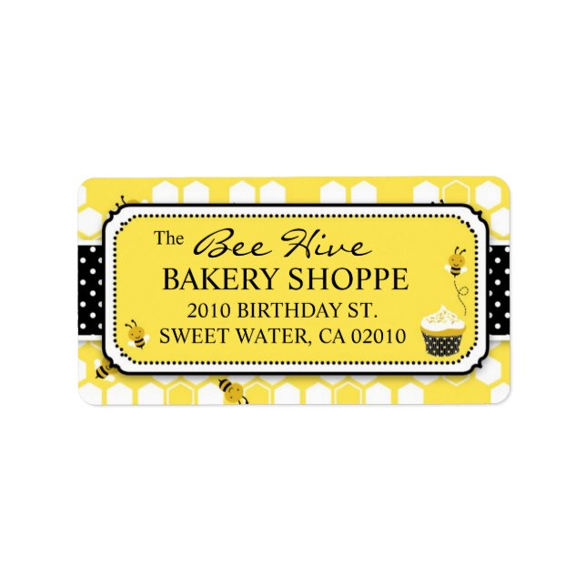 Humla Business Address Label Adressetikett (Framsidan)