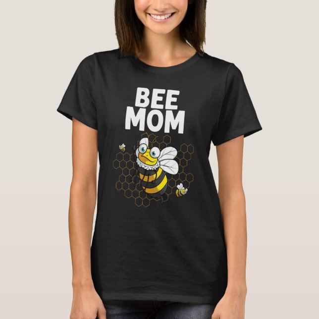 Humla För Mamma Mormor Biskötare Honungsbin T Shirt (Framsida)