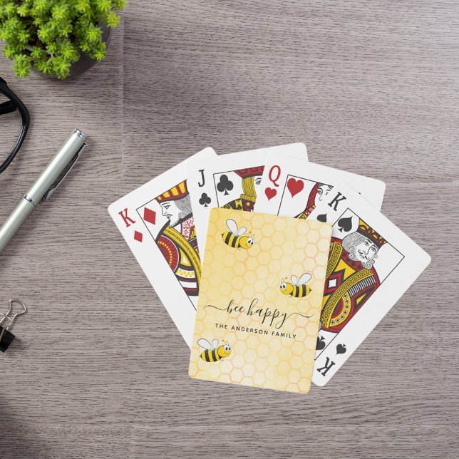 Humla, lycklig, sommartid, roligt humor namn casinokort (Skapare uppladdad)