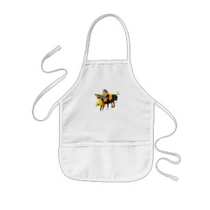 Humla med pollen barnförkläde