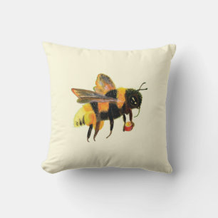 Humla med pollen kudde