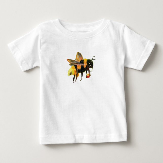 Humla med pollen t shirt (Framsida)