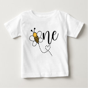 Humla MITT ETT FÖRSTA födelsedag Baby T Shirt