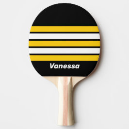 Humla Nostalgisk över Randig med Namn Pingisracket