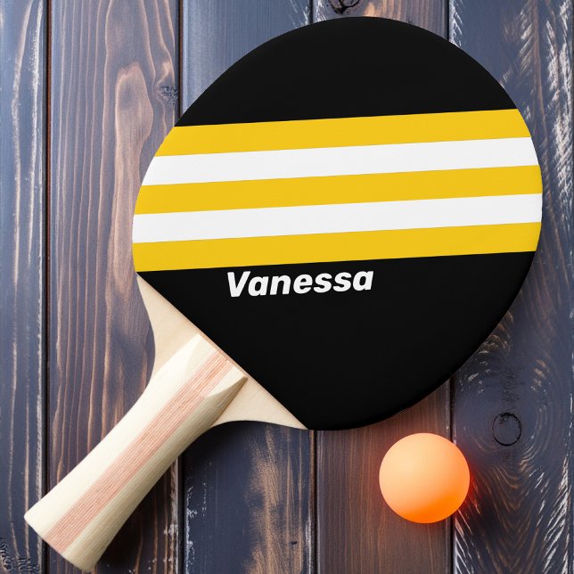 Humla Nostalgiska Ränder med Namn Pingisracket (Skapare uppladdad)