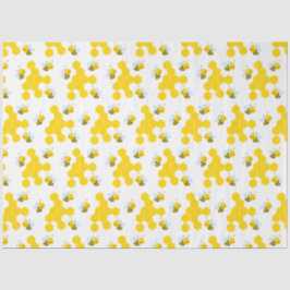 Humla och Honeycomb Mönster