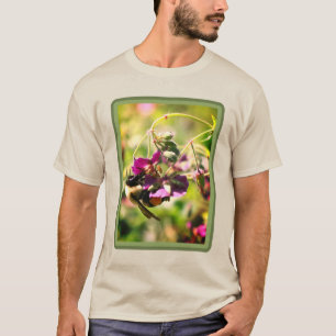 Humla på blomman t shirt