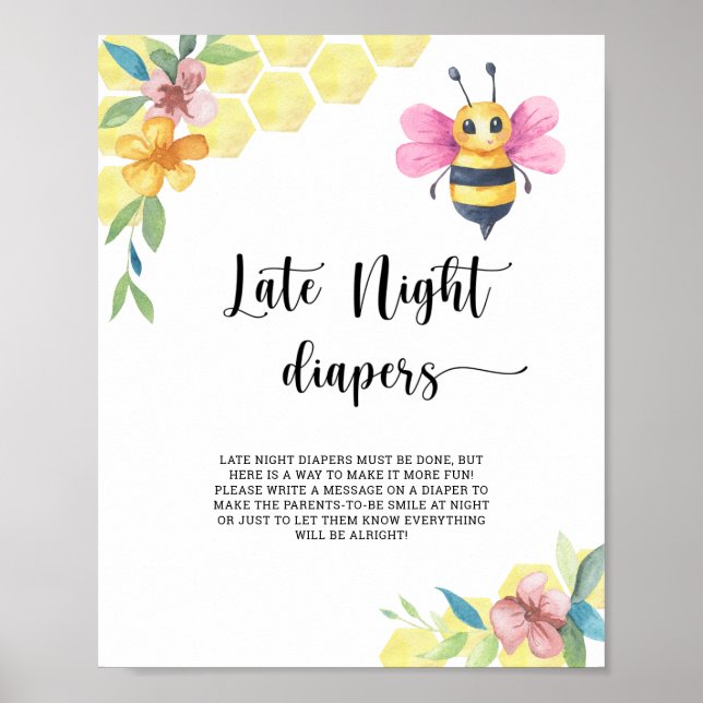 Humla \ Sent nattblöjspel Poster (Framsidan)