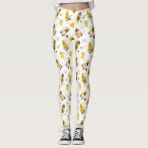 Humla Solrosblommans Gult Gnome Leggings