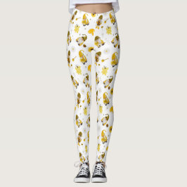 Humla Solrosblommans Gult Gnome Leggings