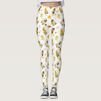 Humla Solrosblommans Gult Gnome Leggings